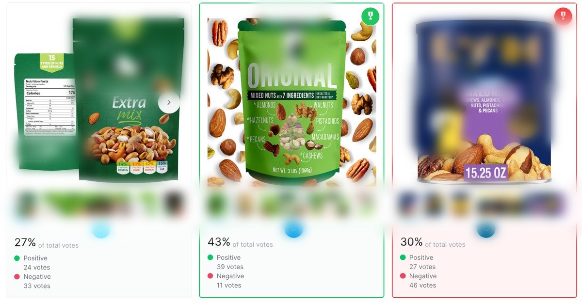 Real mixed nuts shopper assessment screenshot